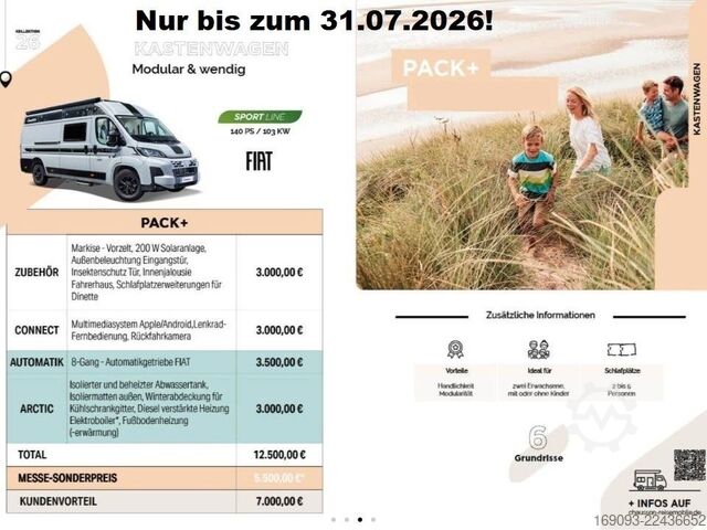 Autocaravana CHAUSSON V697 Sport Line *MJ26*18"ALU*Autom*Arctic*7000¤!