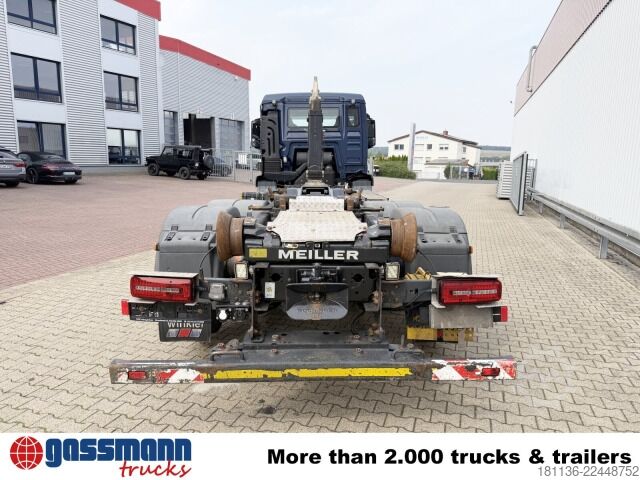 Kamion s kipom s pomičnim kontejnerom MAN TGS 26.420 6x2-4 BL Meiller 26.65 Lenk-Liftachse