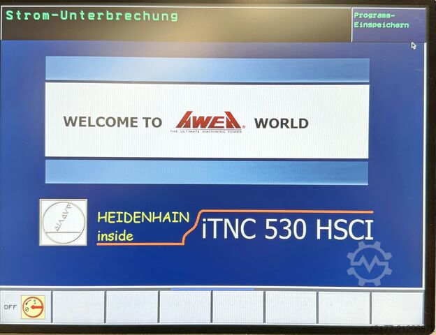 Vertical CNC machining center (VMC) AWEA BM-1600 Heidenhain iTNC530 IKZ