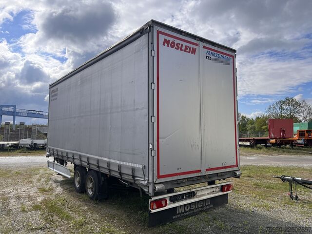 Remolque abierto con toldo Möslein TPF 11-D Schwebheim  Tandem- Planenanhänger Durchladen