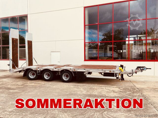 Remolque de plataforma baja Möslein TT 31  31 t GG Tridem- Tieflader 3 Achs, gelenktNeufahrzeug