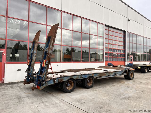 Remolque de plataforma baja Müller-Mitteltal T3  3 Achs Tieflader mit ABS