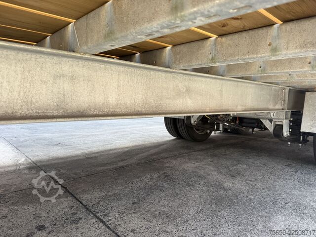 Remolque de plataforma baja Humbaur TBB  14,4 t Tandemtieflader 7,20 m lang, Neuwertig