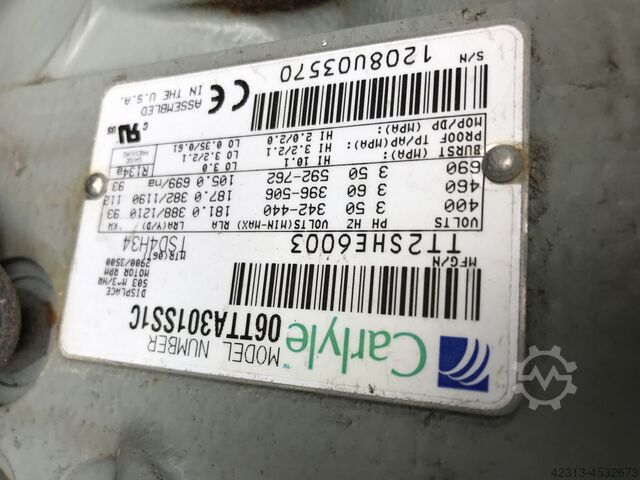 Compressore a vite Carlyle/Carrier Carlyle 06TTTA301SS1C