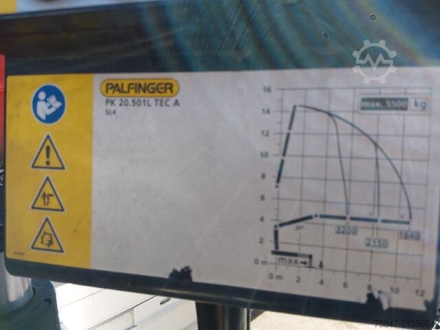 Lori kren MAN TGS 26.430 6x2-4 LL  PK 20.501L TEC 3