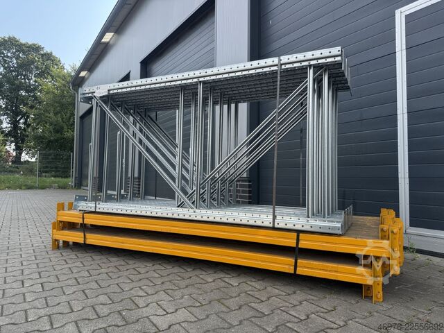 Dĺžka: 22,37 bm / 2200x1100 mm META (Thyssen) Multipal S Palettenregal Schwerlastregal Lagerregal