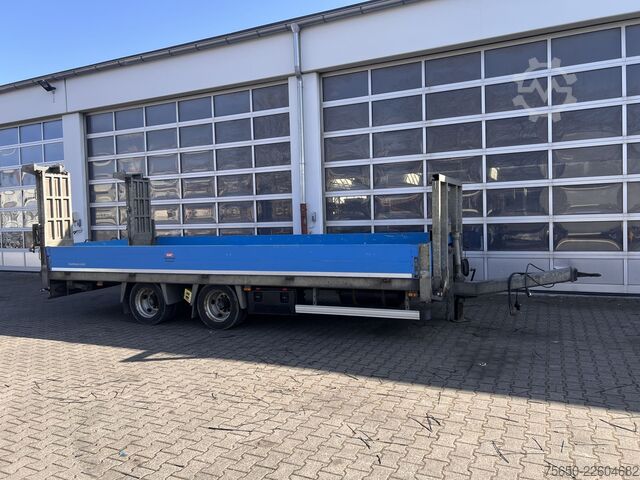 低床トレーラー Humbaur HBTZ 136224 TA-BS  13,6 t Tandemtieflader