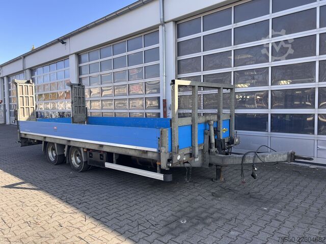 低床トレーラー Humbaur HBTZ 136224 TA-BS  13,6 t Tandemtieflader