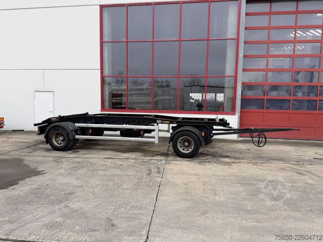 スワップシャーシトレーラー Hüffermann HSA1860  2 Achs Abrollmulden Anhänger