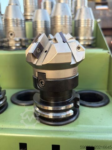 Freza ballore ASF-35-45-20 me pllaka SK40 – kokë fresimi profesionale 45° Frez czołowy ASF-35-45-20 z płytkami SK40 – profesjonalna głowica frezarska 45° Frez czołowy ASF-35-45-20 z płytkami SK40 – profesjonalna głowica frezarska 45°