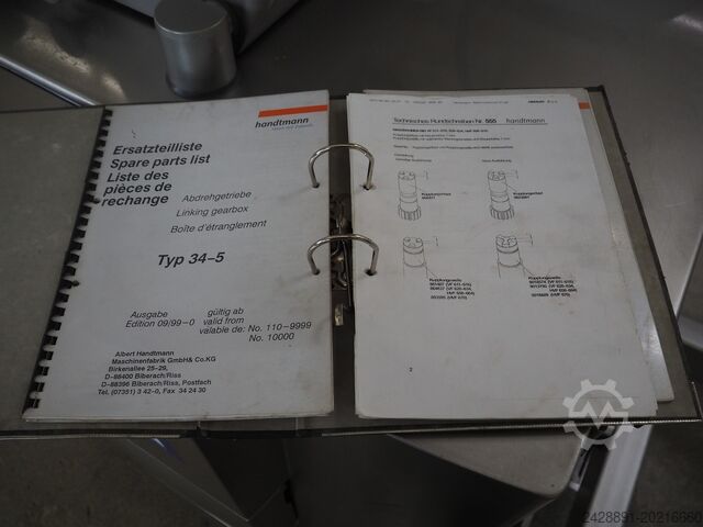 Vakuumfyller med metalldetektor Handtmann, LOMA VF616, IQ2, AL