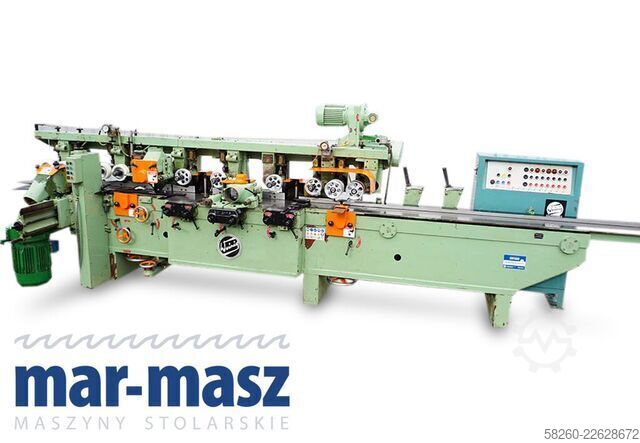 Vierzijdige schaafmachine met 7 koppen WEINIG 