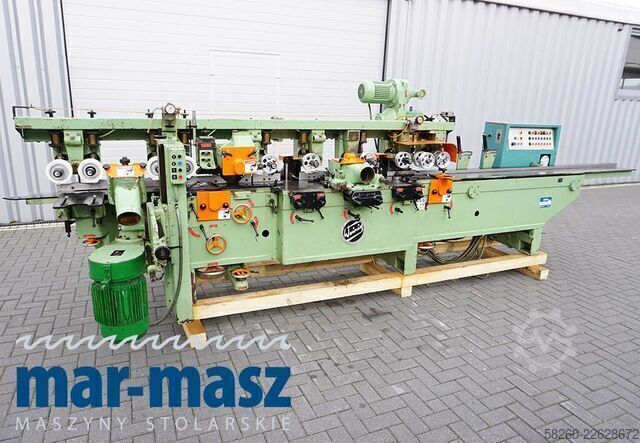 Vierzijdige schaafmachine met 7 koppen WEINIG 