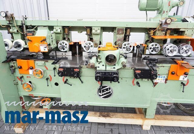 Vierzijdige schaafmachine met 7 koppen WEINIG 