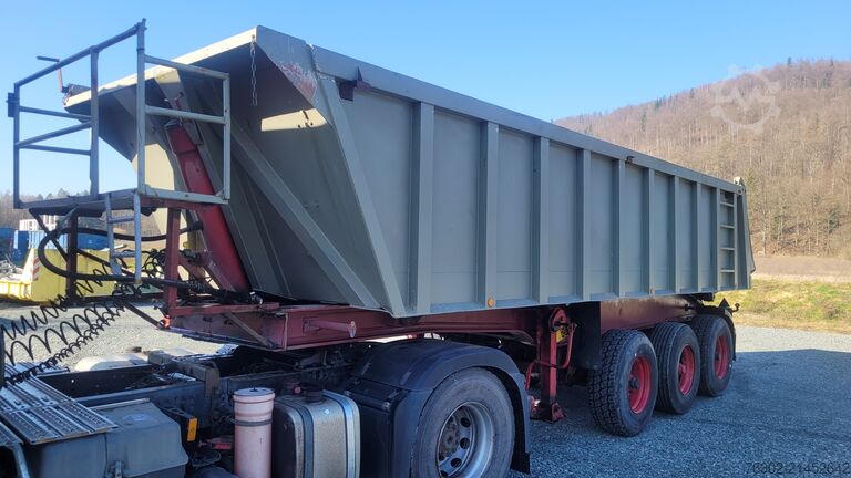 Sơ mi rơ moóc ben Ackermann / Benalu Alu Mulde BPW 24 m³ Trommelbremse blattg