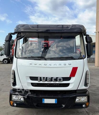CAMION AVEC GRUE ET BENNE Iveco EUROCARGO ML 100E22
