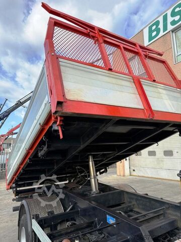CAMION AVEC GRUE ET BENNE Iveco EUROCARGO ML 100E22