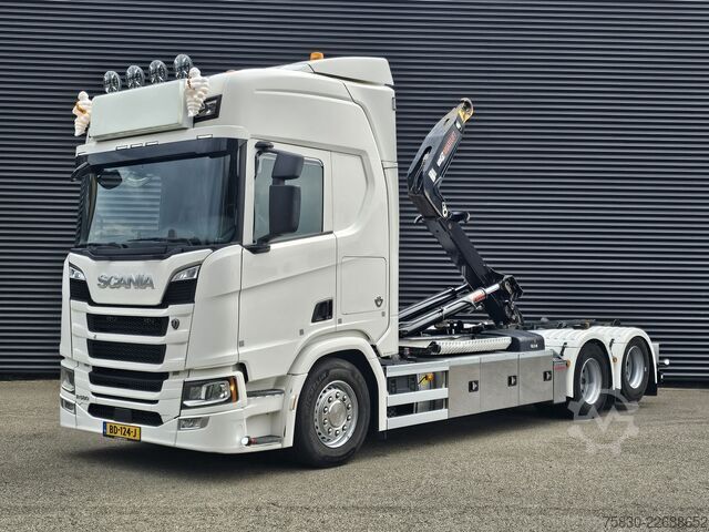  Scania R580 V8 6x2 / HOOKLIFT / HAAKARM / ABROLKIPPER