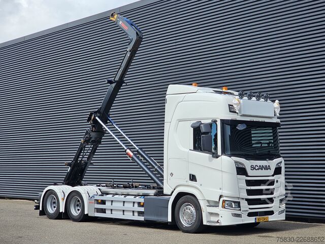  Scania R580 V8 6x2 / HOOKLIFT / HAAKARM / ABROLKIPPER
