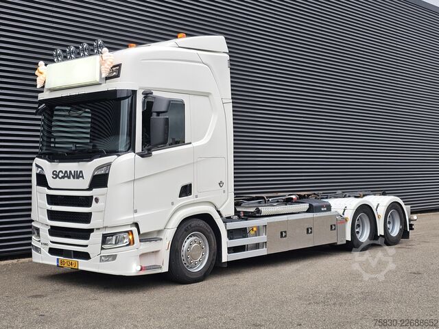  Scania R580 V8 6x2 / HOOKLIFT / HAAKARM / ABROLKIPPER