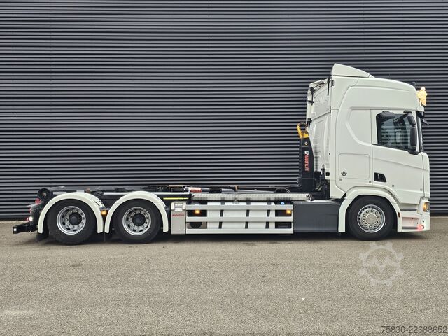  Scania R580 V8 6x2 / HOOKLIFT / HAAKARM / ABROLKIPPER