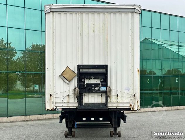 Åpen semitrailer med presenning KÄSSBOHRER XS VALX AXLES DRUM BRAKES NEW CURTAINS NL-TRAILE