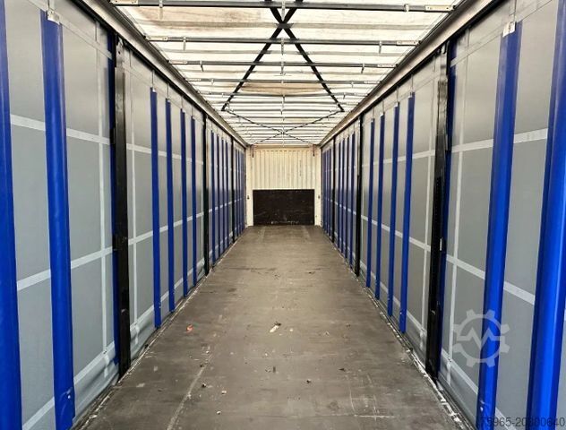 Åpen semitrailer med presenning KÄSSBOHRER XS VALX AXLES DRUM BRAKES NEW CURTAINS NL-TRAILE