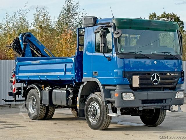 Ανατρεπόμενο φορτηγό MERCEDES-BENZ ACTROS 1841 * PK 10501 + FUNK * TOP * 4x4