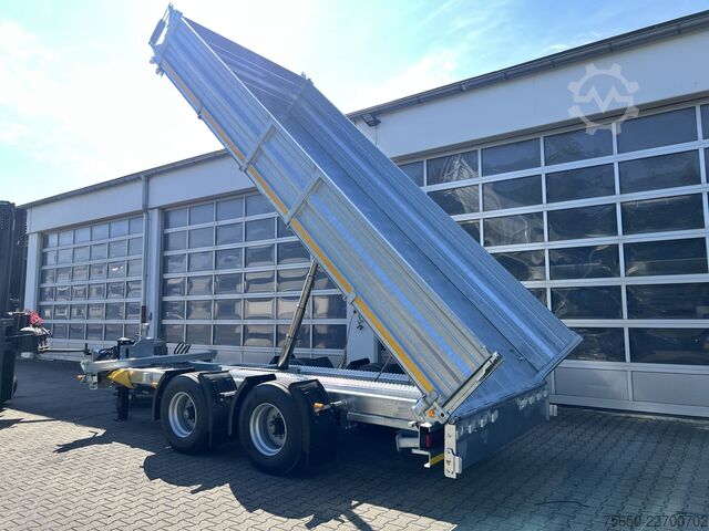 Kiper prikolica Möslein TTD 19 B  19 t Tandemkipper- Tieflader hydraulischer Klappe Breitbereifung