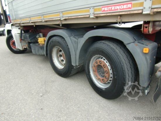 Dreiseitenkipper LKW MAN TGS 26.400 3-SEITENKIPPER, 6X2-2 LENKACHSE HIAB 144ES -3DUO