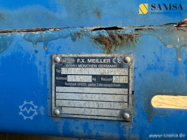 Autocarro ribaltabile Mercedes-Benz Atego 1828/3 S.-Kipper Meiller/Atlas AK