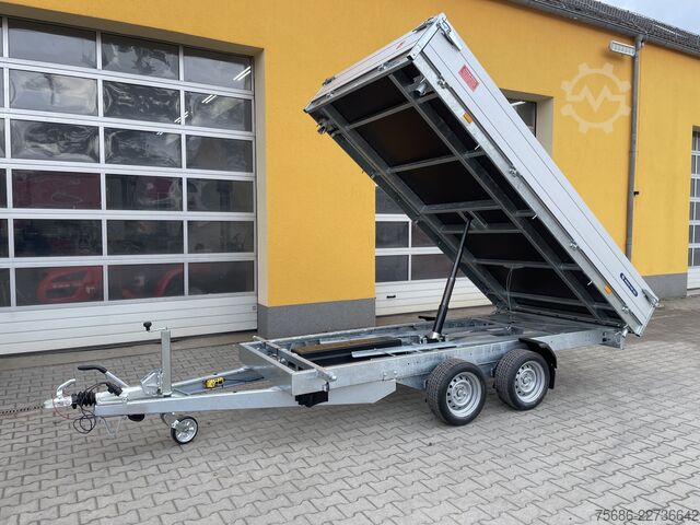 तीन-तरफ़ा टिपर ट्रेलर Saris 356cm 184cm 3,5T 3-Seitenkipper Tandem