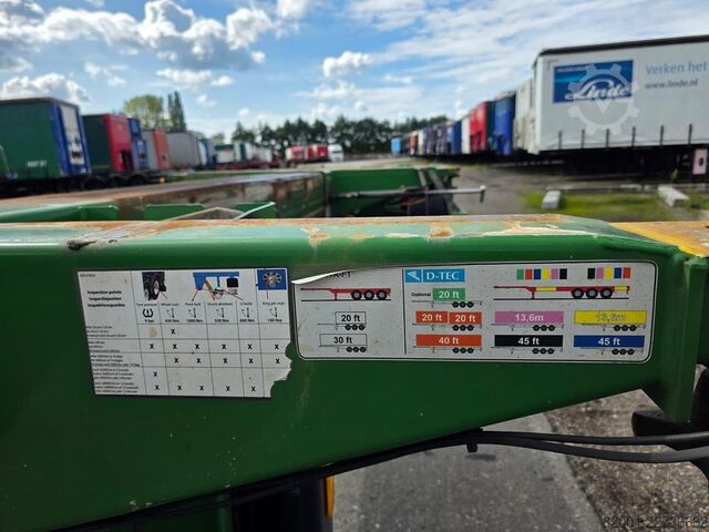  D-TEC FLEXITRAILER/ALL CONNECTIONS/3 X EXTENDIBLE/486...