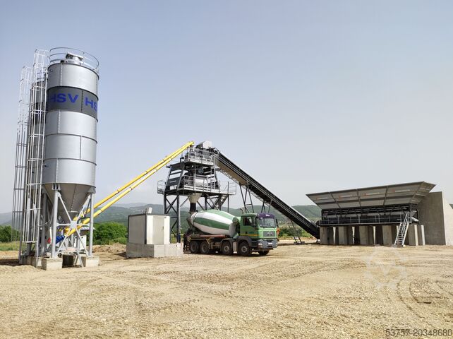 Betonmischanlage / Betonwerk CONSTMACH Concrete Mixing Plant 160 M3 Stationary Concrete Mixing Plant