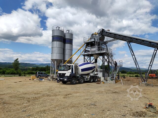 Betonmischanlage / Betonwerk CONSTMACH Concrete Mixing Plant 160 M3 Stationary Concrete Mixing Plant