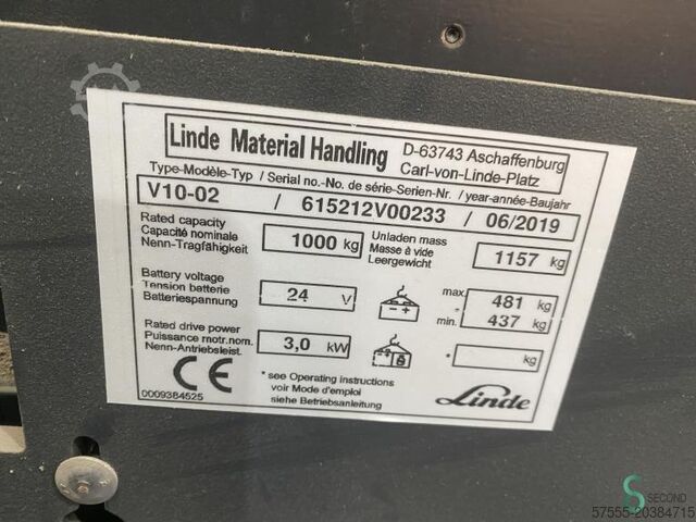 Order picker Linde V10-02