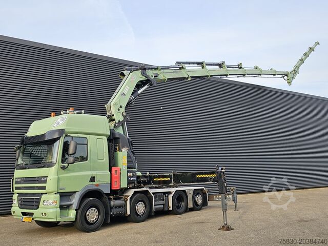 Автомобил с кран DAF CF 85.410 / HIAB 70TM + JIB / 8X2 / KRAN/CRANE