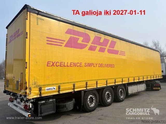 Atvira puspriekabė su tentu Schmitz Cargobull Semitrailer Curtainsider Standard