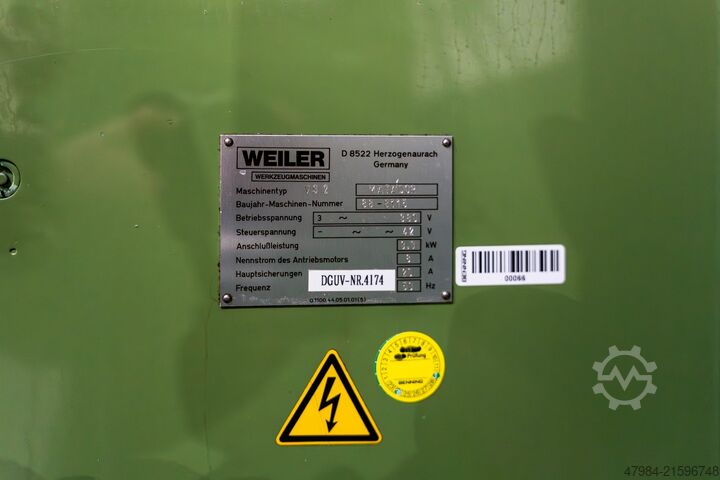 Drejebænk (centerdrejebænk) WEILER MATADOR