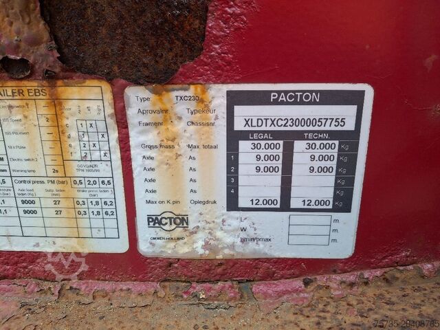 Контейнерные перевозки PACTON TXC 230