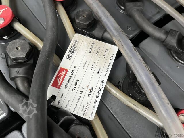 Električni 3 -kolesni viličar Linde E14-02