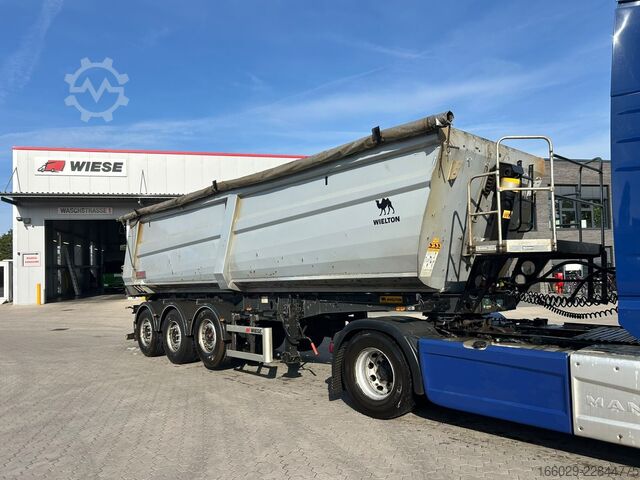 Kiperska poluprikolica WIELTON NW-3 Strong Master Stahl Kippmulde 32m³ HARDOX