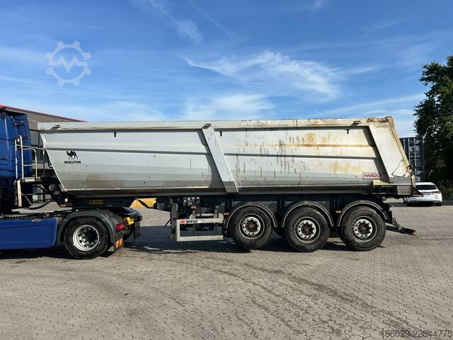 Kiperska poluprikolica WIELTON NW-3 Strong Master Stahl Kippmulde 32m³ HARDOX