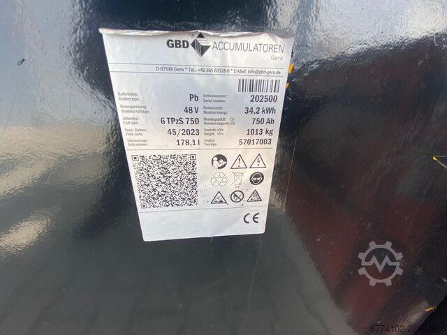  Linde E20PL-02 + Ladegerät 3516 --EK