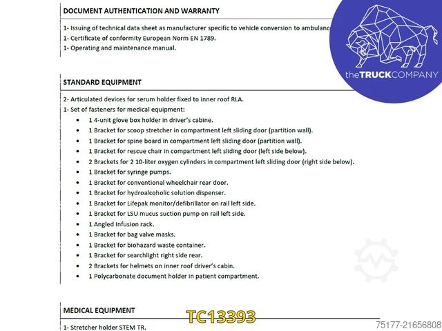 Ambulantna vozila MAN TGE 3.180