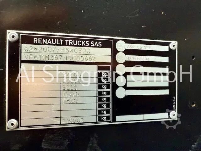 Planovi Renault T480 6x2/Standklima/Eu6/Komplettzug