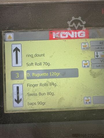 Línea para donuts/hamburguesas/panecillos König Combiline KCL6 avec station de donut