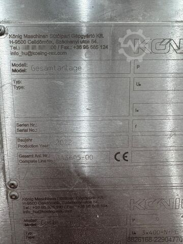 Línea para donuts/hamburguesas/panecillos König Combiline KCL6 avec station de donut