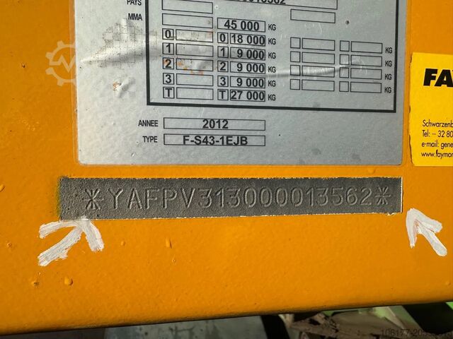 অভ্যন্তরীণ লোডার Faymonville F-S43-1EJB