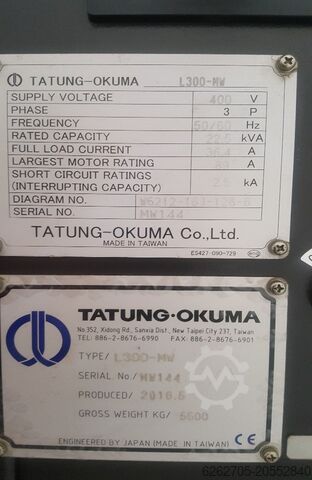 Horizontálne obrábacie centrum OKUMA L300-MW